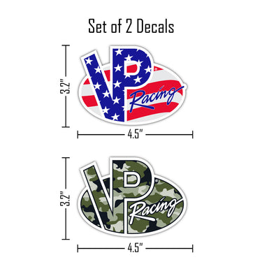 VP Racing Fuels Flag/Camo Logos